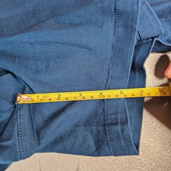 Lane Bryant Womens Plus Size 28 Teal Chino Shorts NWT - Picture 10 of 10